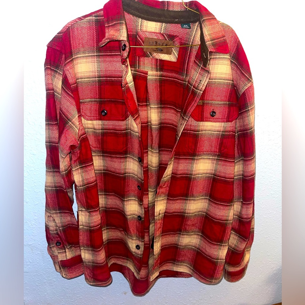 ORVIS heavyweight flannel Shacket size M